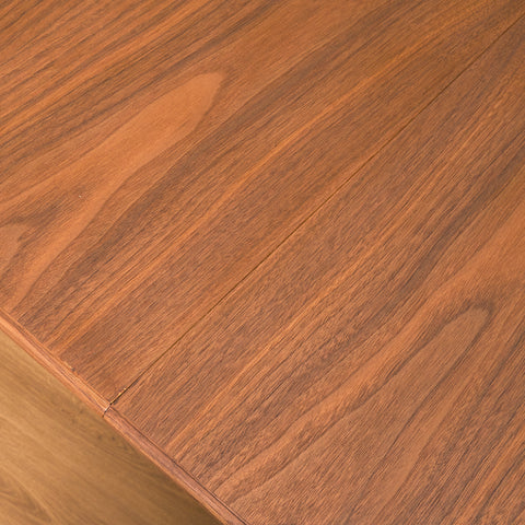 Swedish oval dining table in walnut and beech by Svante Skogh, model "Vindö"
