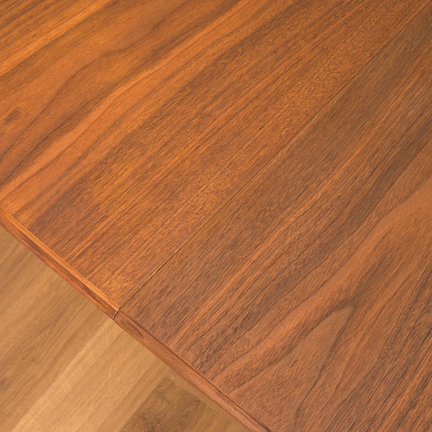 Swedish oval dining table in walnut and beech by Svante Skogh, model "Vindö"