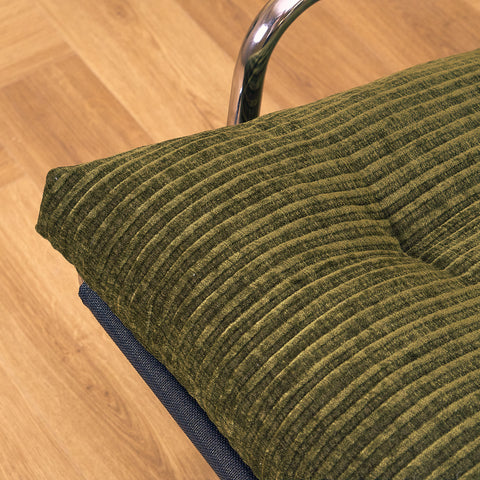 Mid-century armchair in chrome by Peter Hoyte