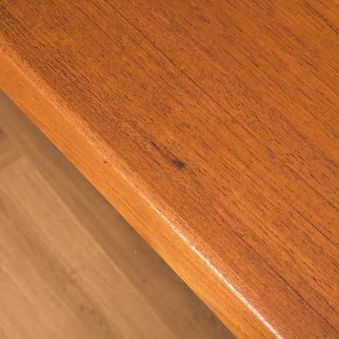 Danish rectangular dining table in teak by Henning Kjaernulf for Vejle stole og møbelfabrik