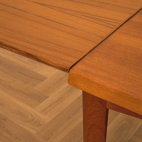 Danish rectangular dining table in teak by Henning Kjaernulf for Vejle stole og møbelfabrik
