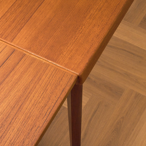 Danish rectangular dining table in teak by Henning Kjaernulf for Vejle stole og møbelfabrik