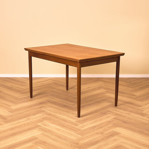 Danish rectangular dining table in teak