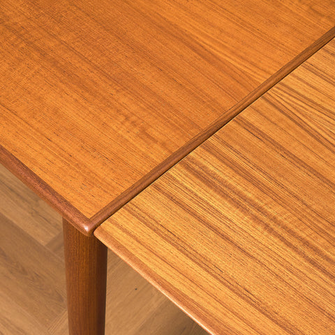 Danish rectangular dining table in teak
