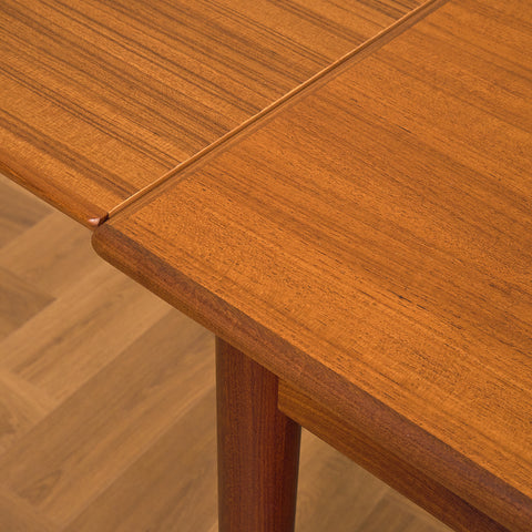 Danish rectangular dining table in teak