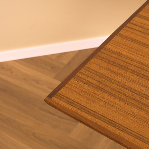 Danish rectangular dining table in teak