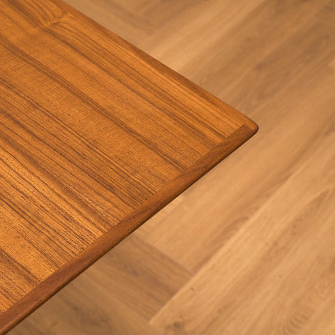 Danish rectangular dining table in teak