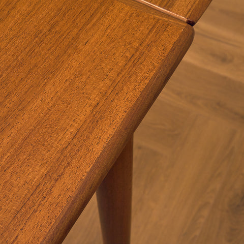 Danish rectangular dining table in teak