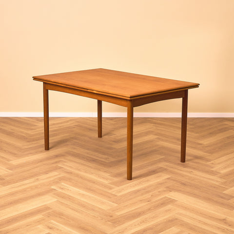 Danish rectangular dining table in teak