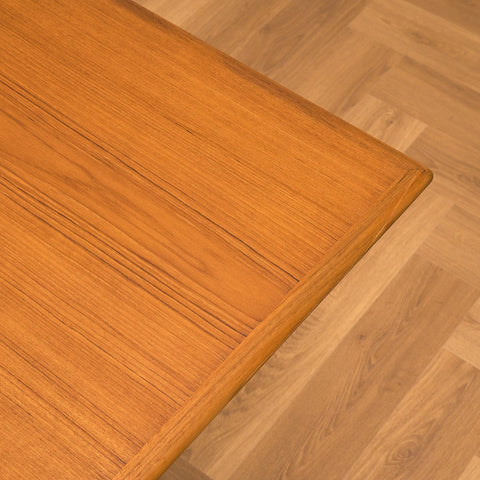 Danish rectangular dining table in teak