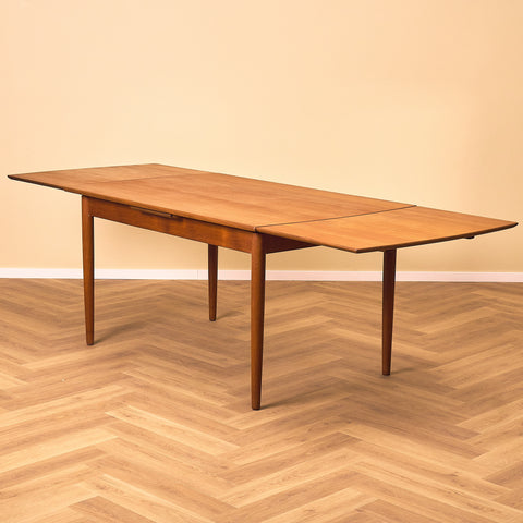 Danish rectangular dining table in teak
