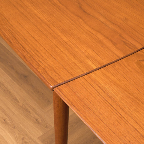 Danish rectangular dining table in teak