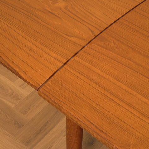 Danish rectangular dining table in teak