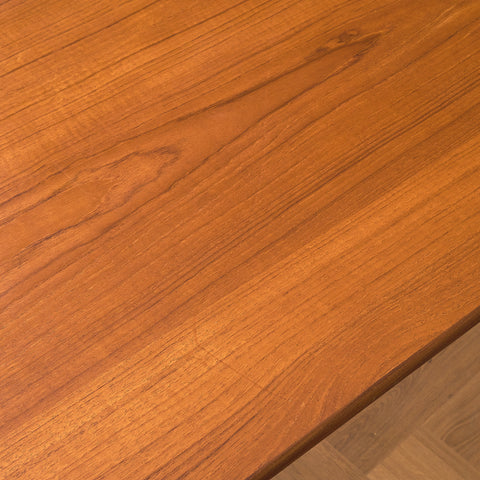 Danish rectangular dining table in teak