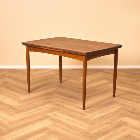 Danish rectangular dining table in teak