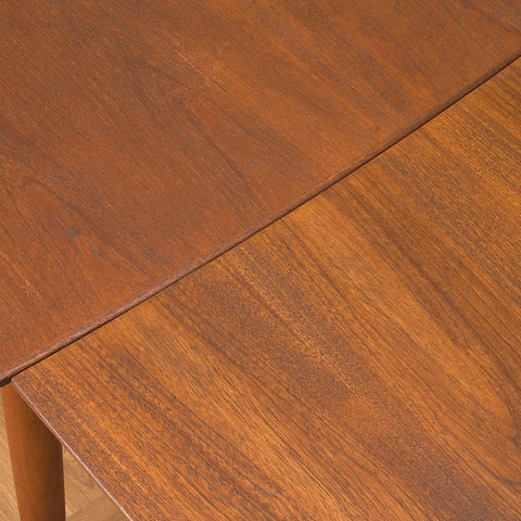 Danish rectangular dining table in teak
