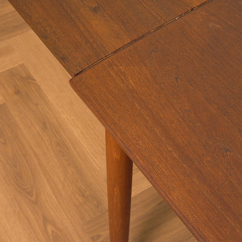 Danish rectangular dining table in teak