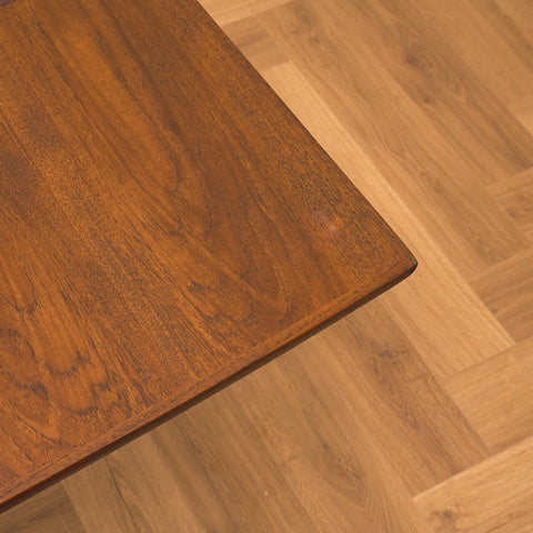 Danish rectangular dining table in teak