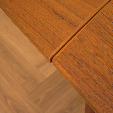 Danish rectangular dining table in teak