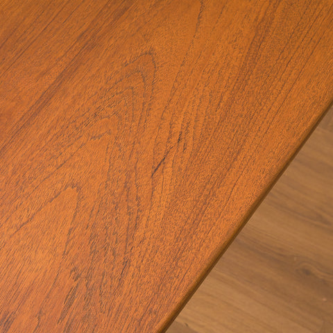 Danish rectangular dining table in teak