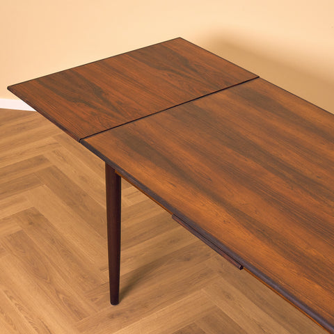 Danish rectangular dining table in Santos rosewood