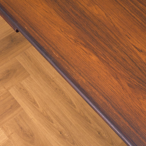 Danish rectangular dining table in Santos rosewood