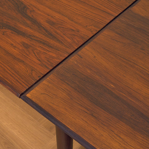 Danish rectangular dining table in Santos rosewood