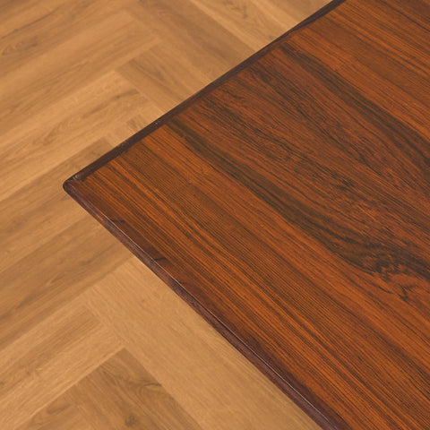 Danish rectangular dining table in Santos rosewood