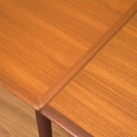 Danish rectangular dining table in teak
