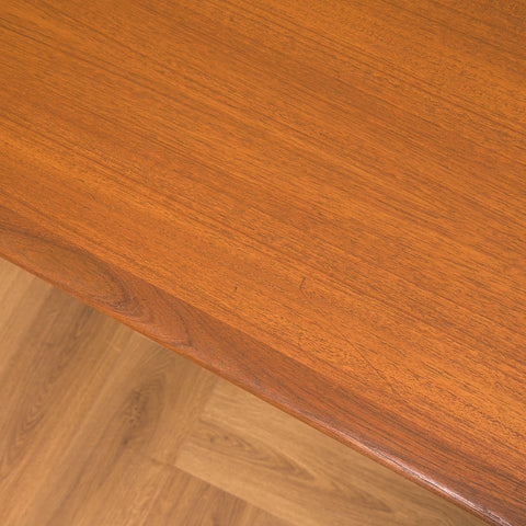 Danish rectangular dining table in teak