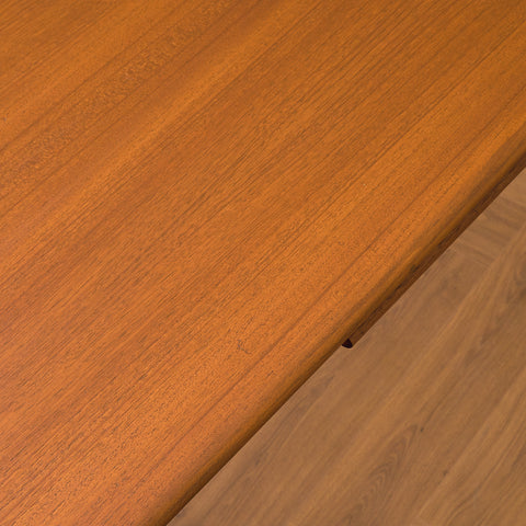 Danish rectangular dining table in teak