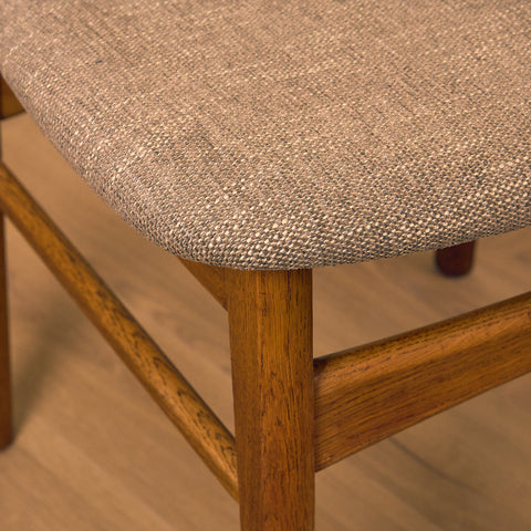 Danish dining chairs in teak & oak by Farstrup