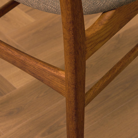 Danish dining chairs in teak & oak by Farstrup
