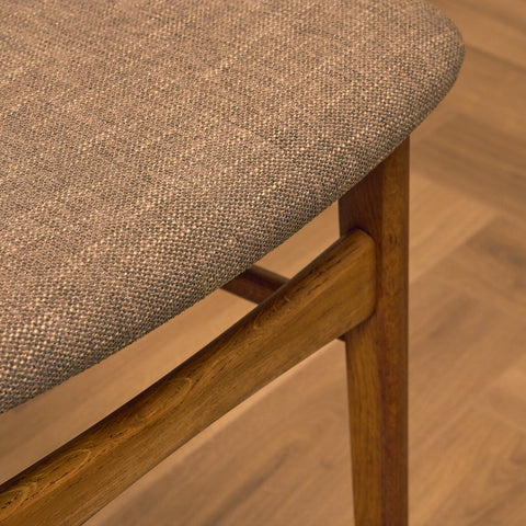 Danish dining chairs in teak & oak by Farstrup