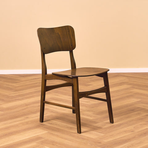 Danish dining chair in beech and oak by Ib Kofod-Larsen
