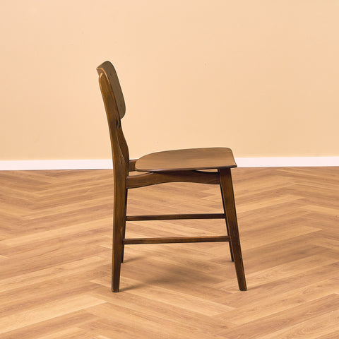 Danish dining chair in beech and oak by Ib Kofod-Larsen