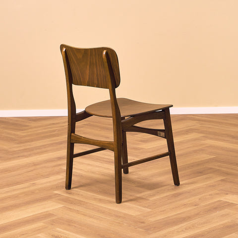 Danish dining chair in beech and oak by Ib Kofod-Larsen