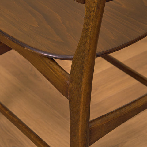 Danish dining chair in beech and oak by Ib Kofod-Larsen