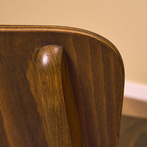 Danish dining chair in beech and oak by Ib Kofod-Larsen