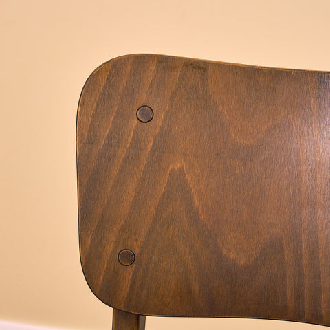 Danish dining chair in beech and oak by Ib Kofod-Larsen