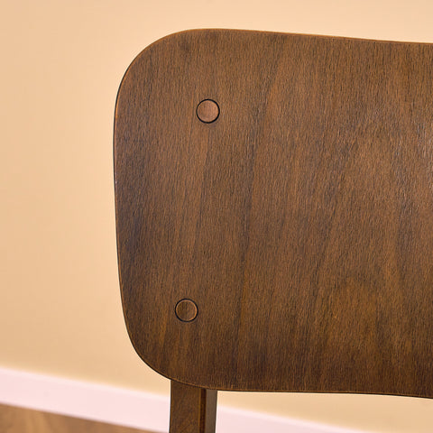 Danish dining chair in beech and oak by Ib Kofod-Larsen