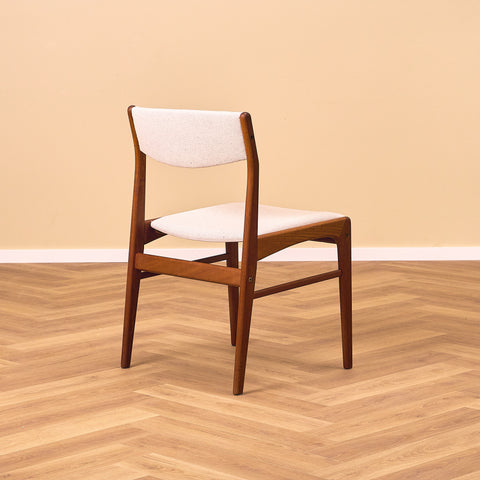 Danish dining chairs in solid teak by N&K Bungaard Rasmussen for Thorsøe Møbelfabrik