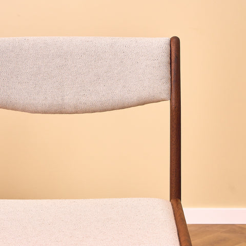 Danish dining chairs in solid teak by N&K Bungaard Rasmussen for Thorsøe Møbelfabrik