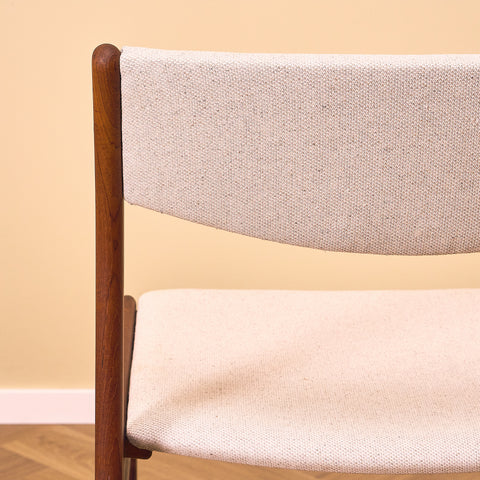Danish dining chairs in solid teak by N&K Bungaard Rasmussen for Thorsøe Møbelfabrik