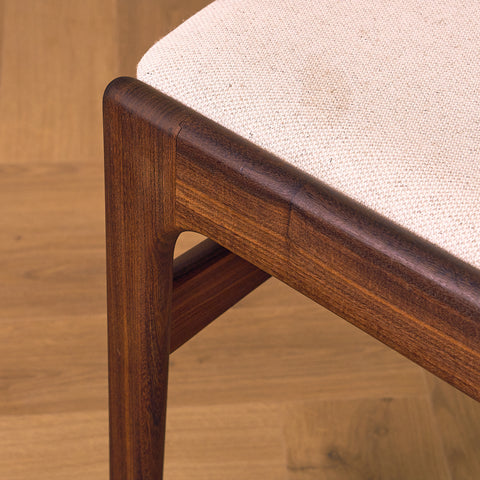 Danish dining chairs in walnut by Erik Buch for Anderstrup Møbelfabrik, model 89