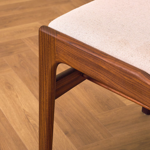 Danish dining chairs in walnut by Erik Buch for Anderstrup Møbelfabrik, model 89