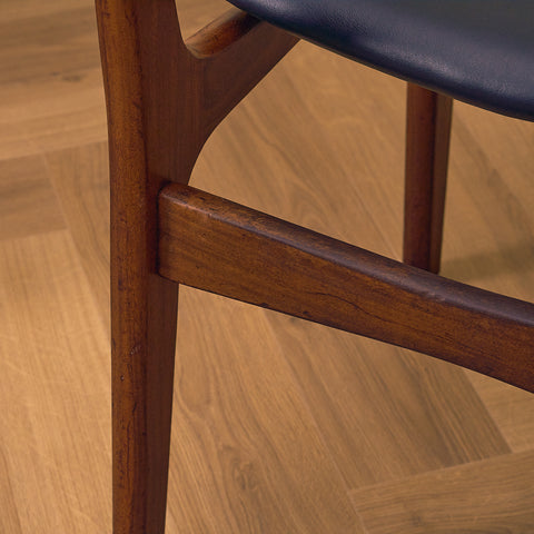 Danish set of 4 dining chairs in teak by Schiønning & Elgaard
