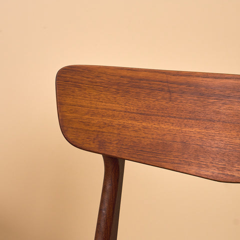 Danish set of 4 dining chairs in teak by Schiønning & Elgaard