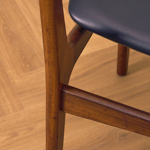 Danish set of 4 dining chairs in teak by Schiønning & Elgaard