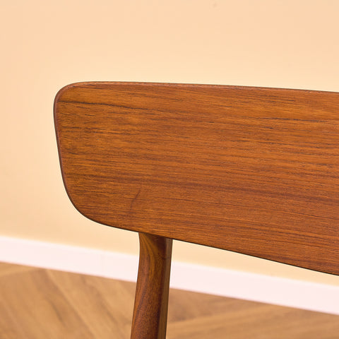 Danish set of 4 dining chairs in teak by Schiønning & Elgaard